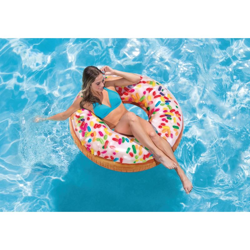 Intex Sprinkle Donut Float Water Toy Multi, Tube