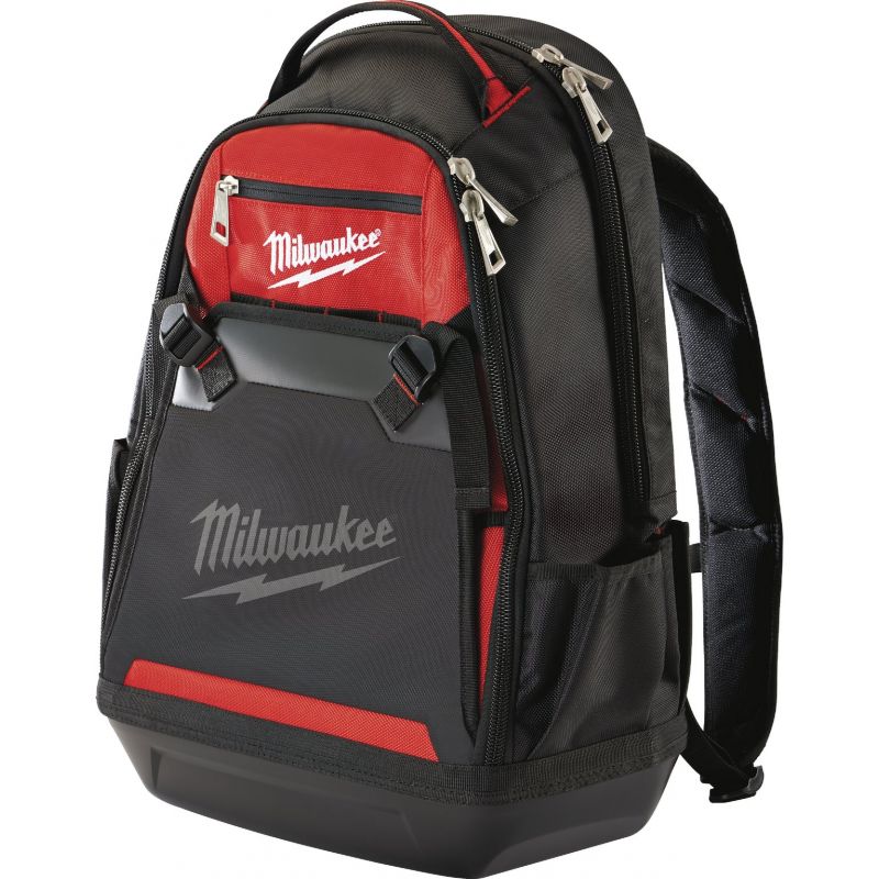Milwaukee Jobsite Backpack Tool Bag Black/Red