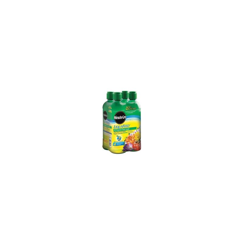 Miracle-Gro 110610 Plant Food Refill, 567 g Bottle, Liquid, 25-0-2 N-P-K Ratio Amber