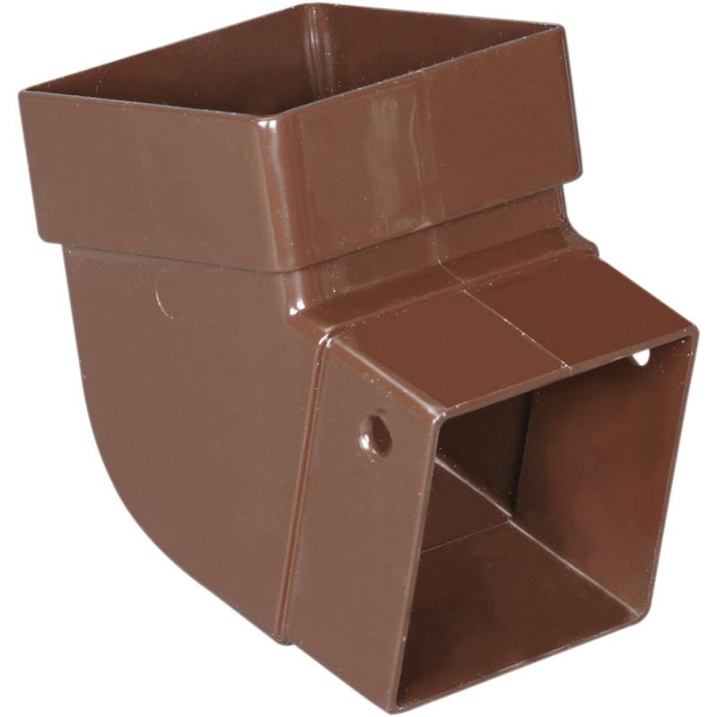 Amerimax Contemporary Downspout Elbow Brown
