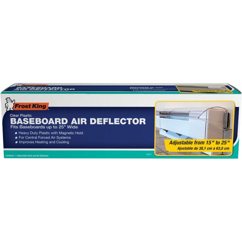 Frost King Baseboard Air Deflector Clear