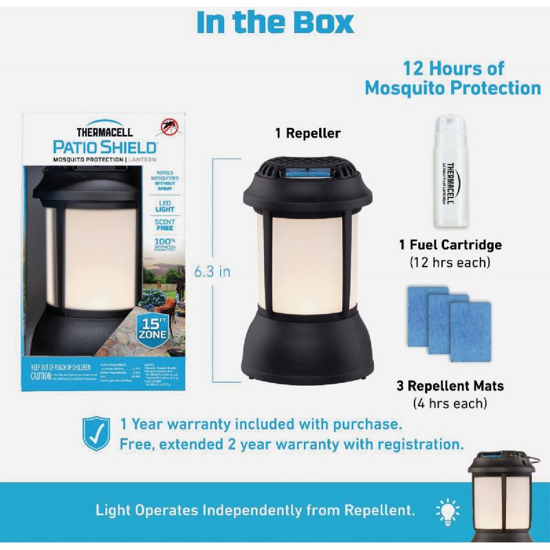Thermacell Backyard Mosquito Repellent Lamp