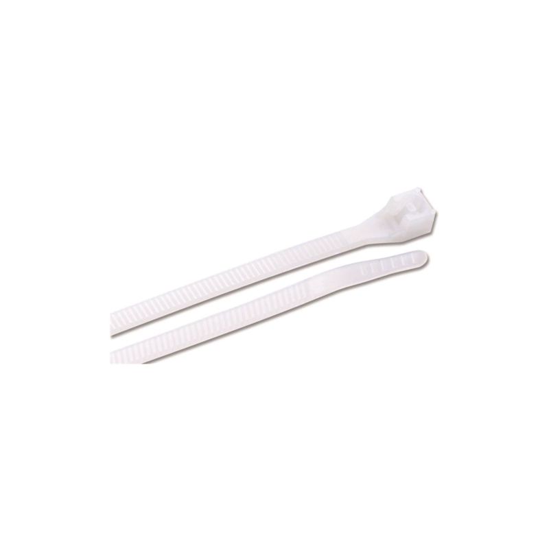 GB 46-311 Cable Tie, Double-Lock Locking, 6/6 Nylon, Natural Natural