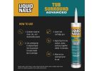Liquid Nails Advanced Tub Surround &amp; Shower Wall Adhesive 9 Oz.