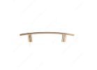 Richelieu BP65096CHBRZ Cabinet Pull, 6-7/32 in L Handle, 7/16 in H Handle, 1-5/32 in Projection, Metal, Champagne Bronze Transitional