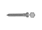 Reliable HLHDG Series HLHDG384CT Partial Thread Bolt, 3/8-7 Thread, 4 in OAL, A Grade, Galvanized Steel