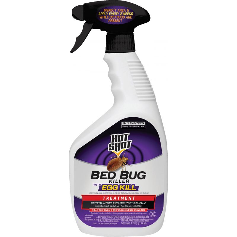 Hot Shot Flea &amp; Bedbug Killer 32 Oz., Trigger Spray