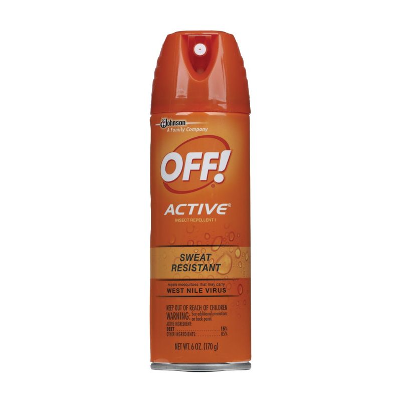 OFF! 01810 Insect Repellent I, 6 oz, Liquid, Clear, Pleasant Clear