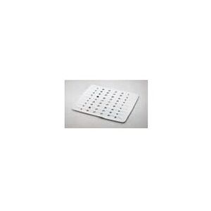 ORGILL Rubbermaid 1G1606WHT Sink Mat, 15.91 in L, 12.8 in W, 0.36 in Thick,  White