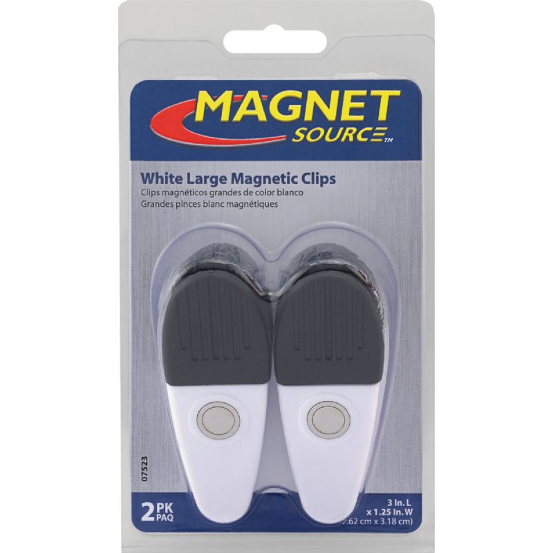 Master Magnetics Large Magnetic Clip White