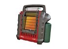 Mr. Heater F232000 Portable Buddy Heater, 9 in W, 15 in H, 4000, 9000 Btu Heating, Propane, Gray/Red Gray/Red