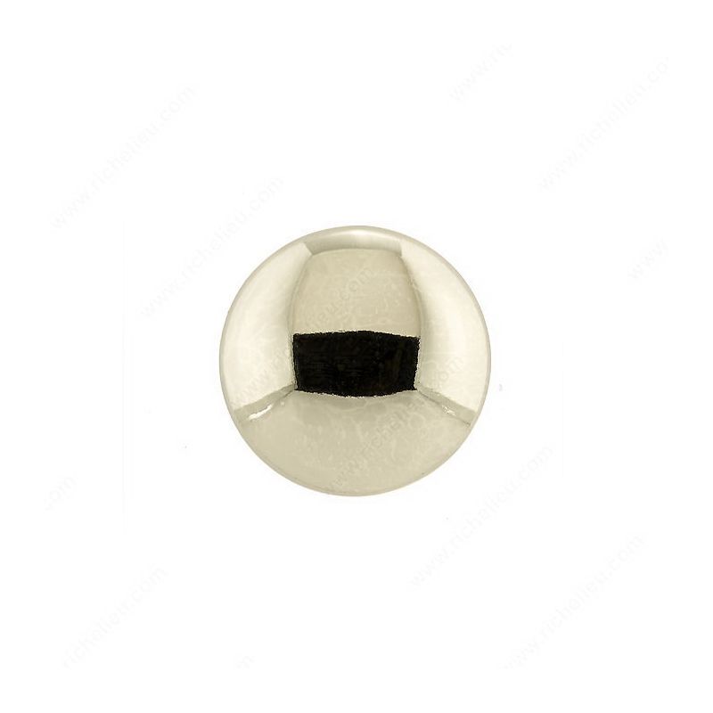 Richelieu New Collection Series BP9041130 Knob, 1-3/32 in Projection, Brass 1-3/16 In, Yellow, Contemporary