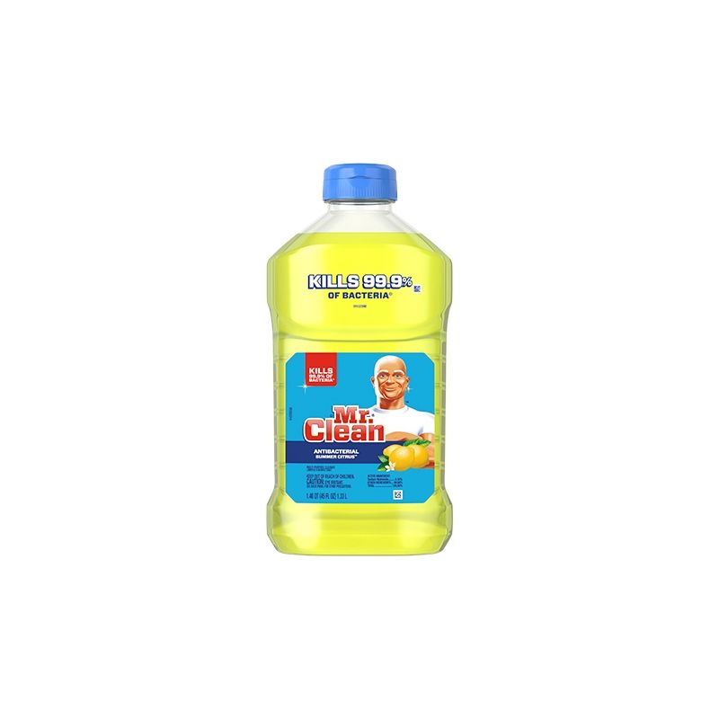 Mr Clean 77131 Cleaner, 45 oz, Bottle, Liquid, Summer Citrus, Yellow Yellow
