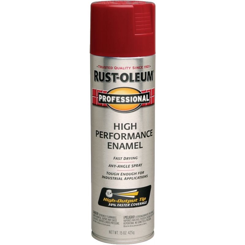 Rust-Oleum Professional High Performance Enamel Spray Paint Regal Red, 15 Oz.