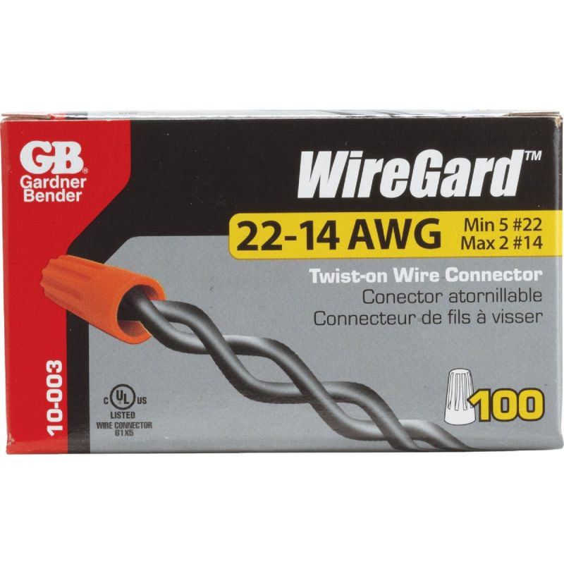 Gardner Bender WireGard Wire Connector Small, Orange