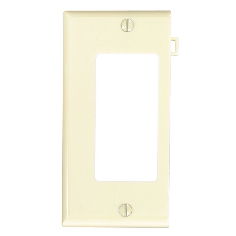 Leviton Sectional Decorator Wall Plate End Panel Ivory