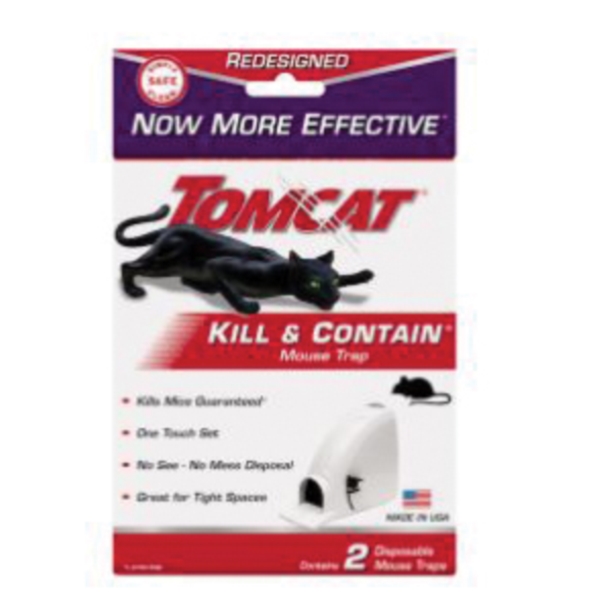 TOMCAT Kill & Contain Mechanical Mouse Traps (2-Pack)