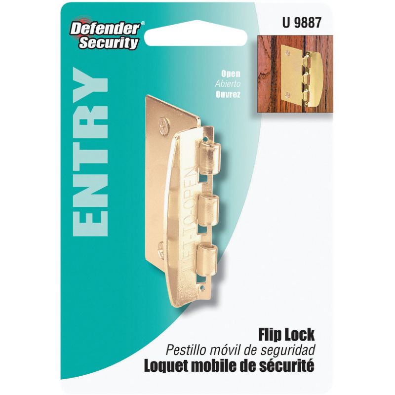 Defender Security Flip Action Door Privacy Lock