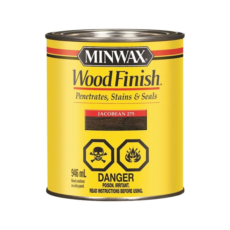 Minwax 275034444 Wood Stain, Jacobean, Liquid, 946 mL, Can Jacobean