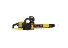 DeWALT DCCS670B Cordless Chainsaw, Tool Only, 3 Ah, 60 V, Lithium-Ion, 6 in Cutting Capacity, 16 in L Bar, 3/8 in Pitch Black/Yellow