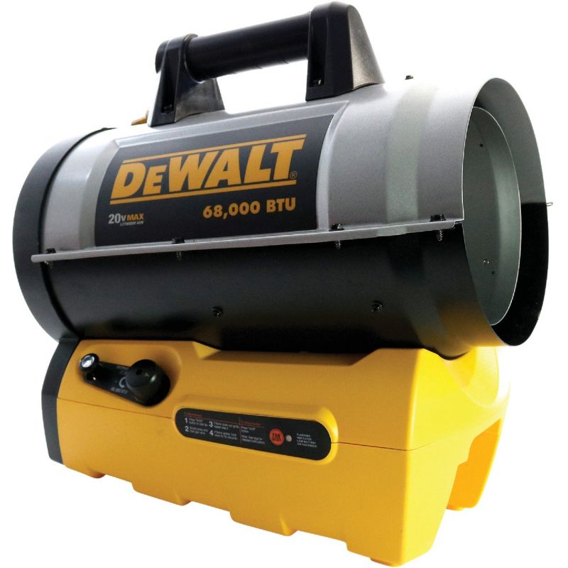 DeWalt Cordless Propane Forced Air Heater - Bare Tool