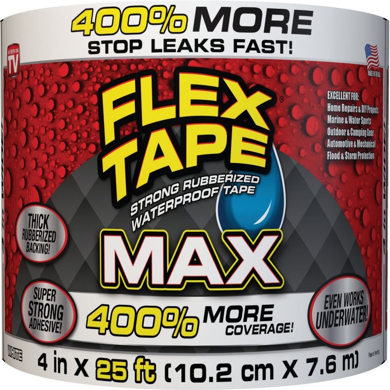 Flex Tape Rubberized Repair Tape 4 In. X 25 Ft., White