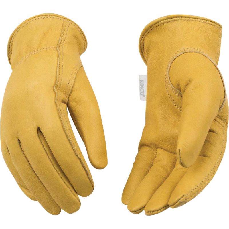 Kinco Men&#039;s Full Grain Cowhide Winter Work Glove M, Golden
