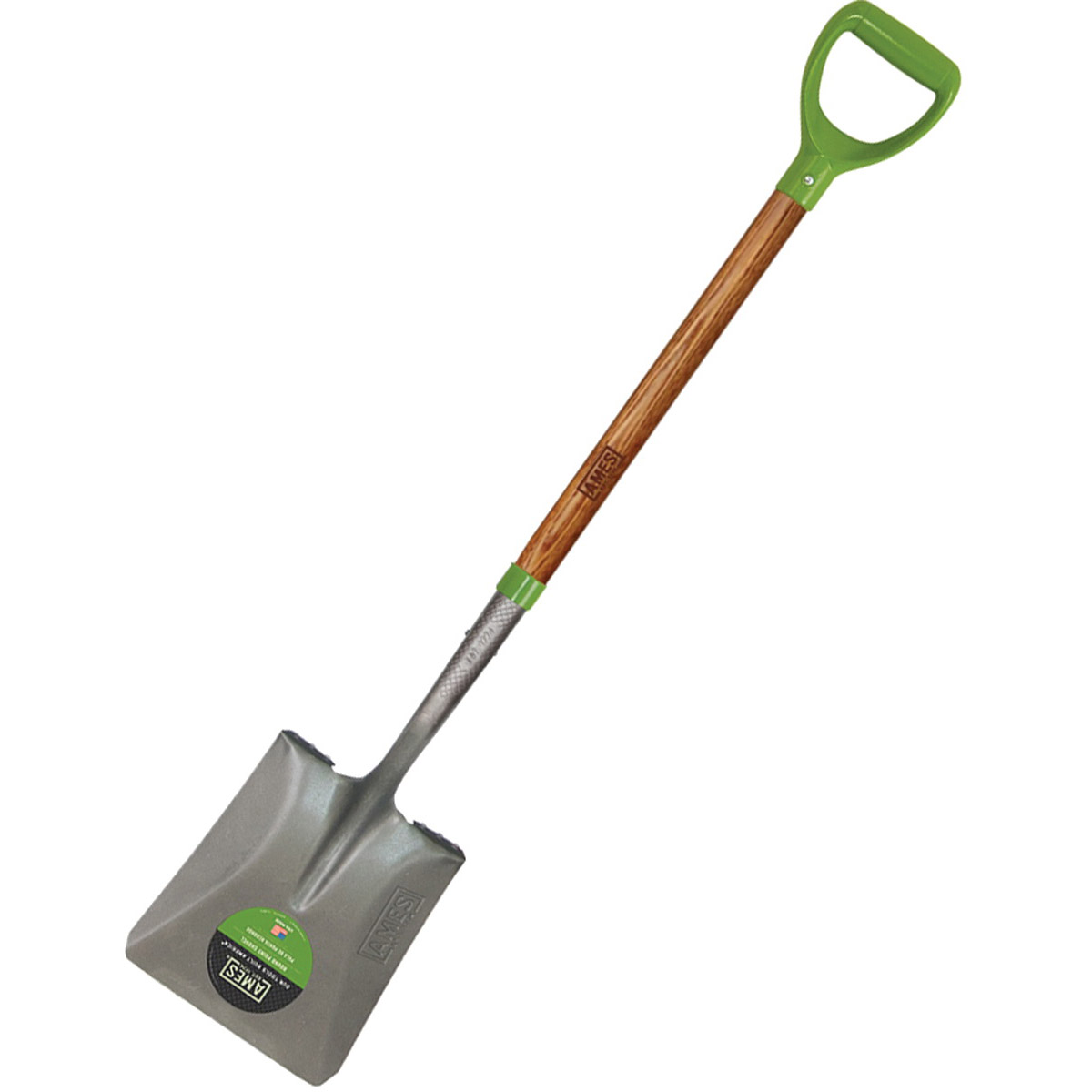 D-Grip Wood Handle Ames 2535800 Digging Shovel 