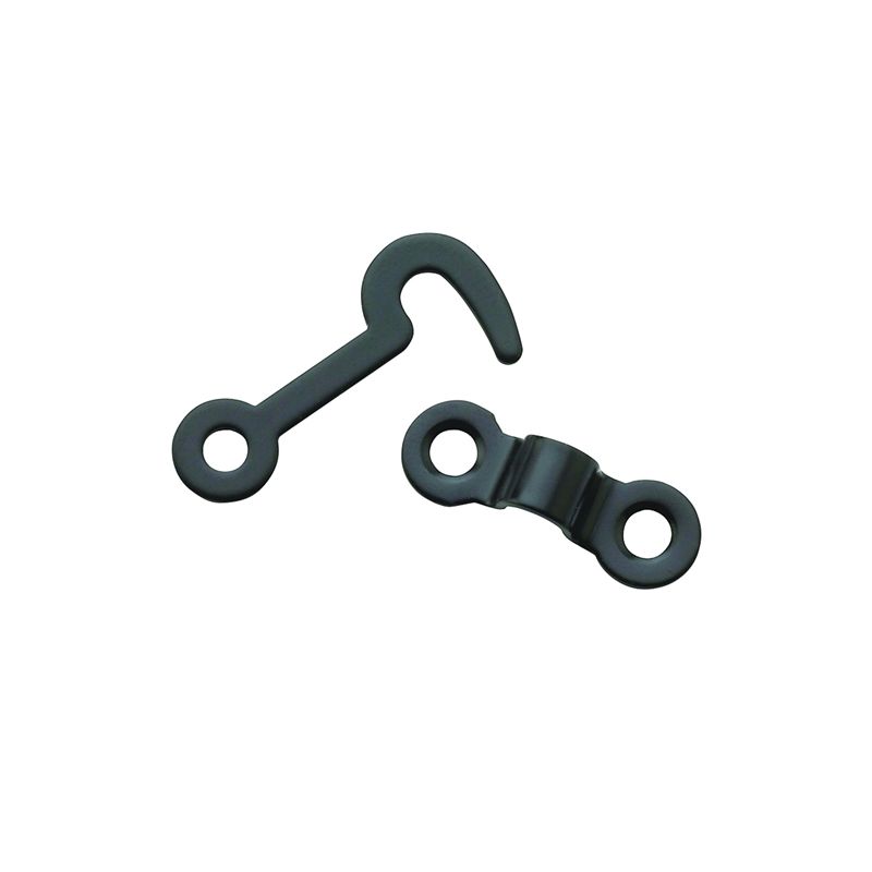 National Hardware V1841 Series N211-023 Hook and Staple, Steel, Oil-Rubbed Bronze, 5/32 in Dia Shackle