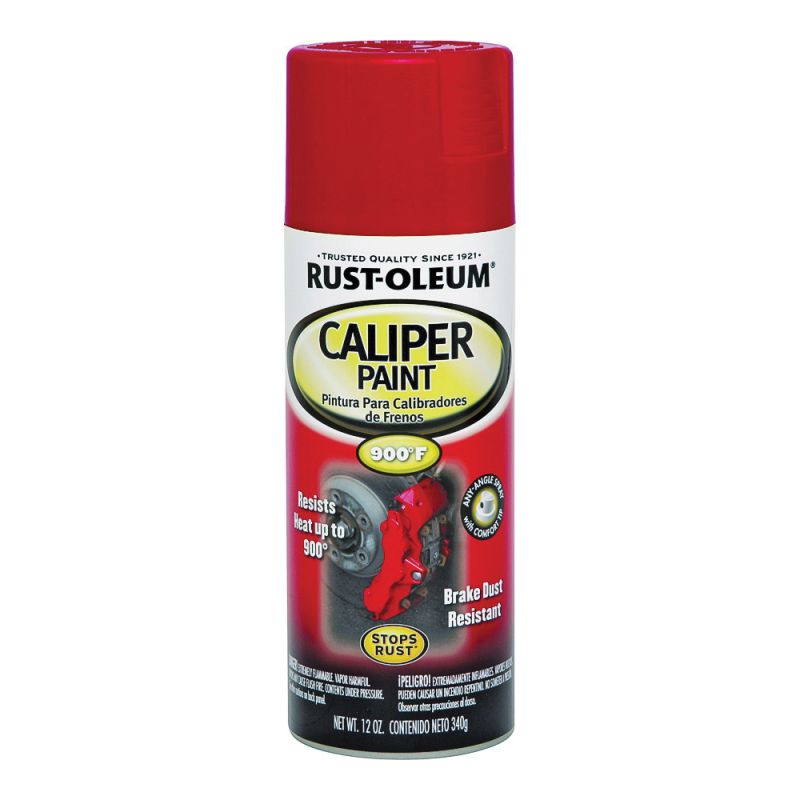 Rust-Oleum 251591 Caliper Spray Paint, Red, 12 oz, Can Red