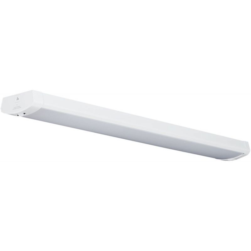 PIR LED Wraparound Ceiling Light Fixture White