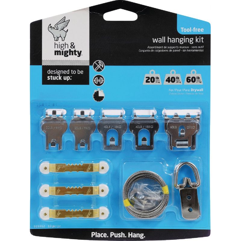 Hillman High and Mighty Picture Hanger Kit 20 To 60 Lb.