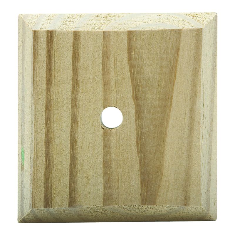 Waddell 116 Post Top with Pressure Treated Base, 4 in W, Pine (Pack of 25)