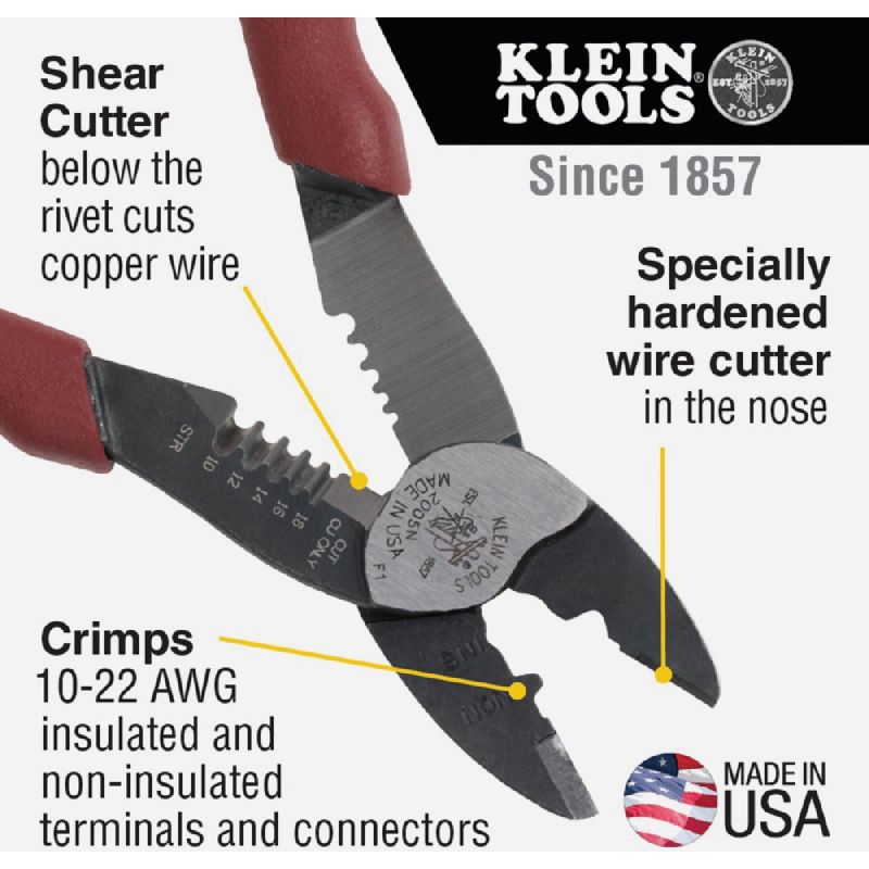 Klein Wire Cutter, Crimper &amp; Stripper