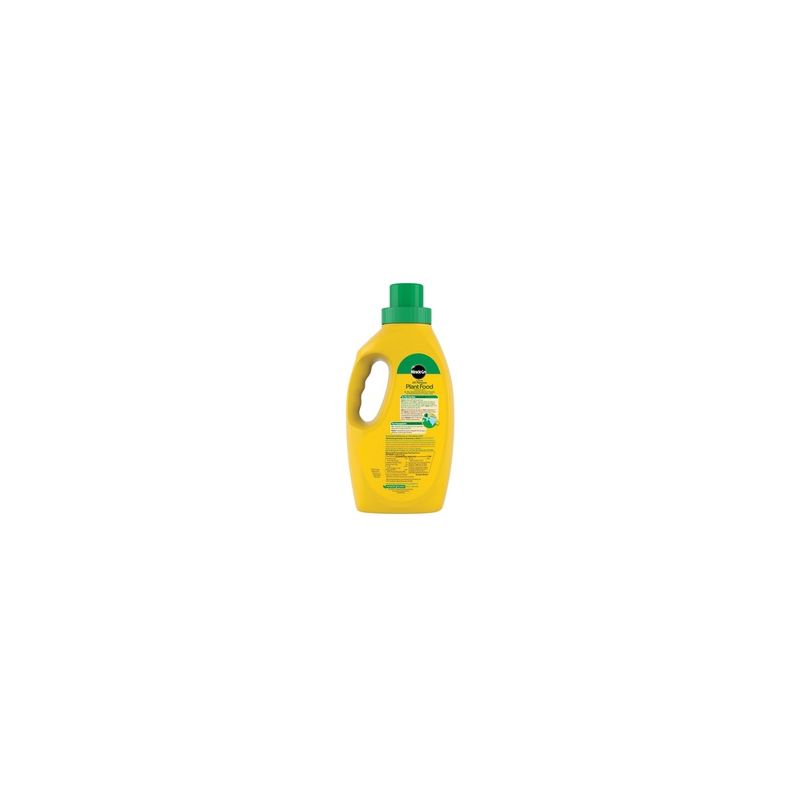 Miracle-Gro 3001502 All-Purpose Plant Food, 32 oz Bottle, Liquid, 12-4-8 N-P-K Ratio Clear/Green