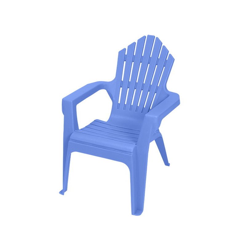 Gracious Living Kiddie Adirondack 11126-20PDQ Adirondack Chair, Resin Seat, Resin Frame, Purple Iris Frame