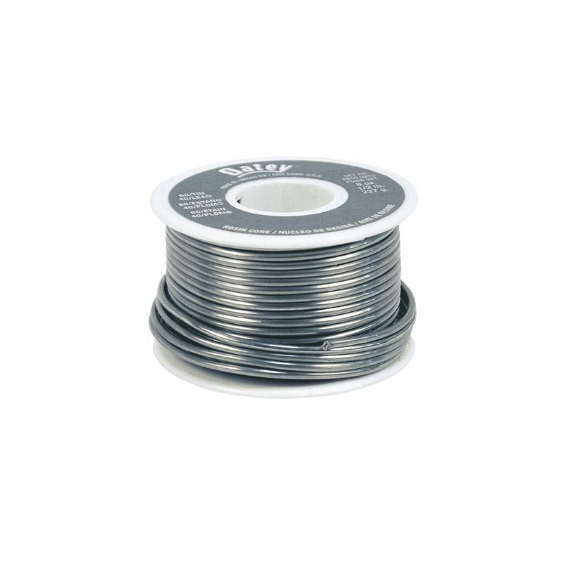 Oatey 50194 Rosin Core Solder, 1/2 lb, Solid, Silver, 361 to 375 deg F Melting Point Silver