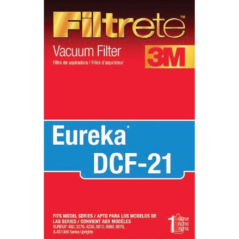 3M Filtrete Eureka DCF-21 Allergen Vacuum Filter 4-3/4 In W X 7-1/2 In H X 4-1/2 In D