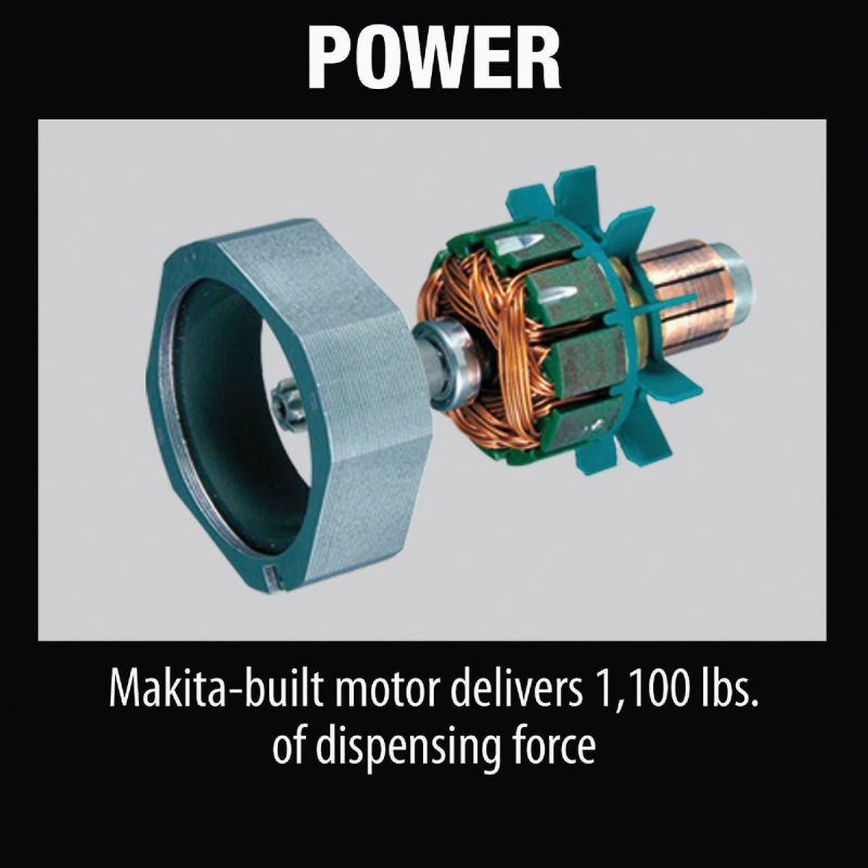 Makita 18V LXT Lithium-Ion Cordless Caulk and Adhesive Gun (Bare Tool) 10 Oz.