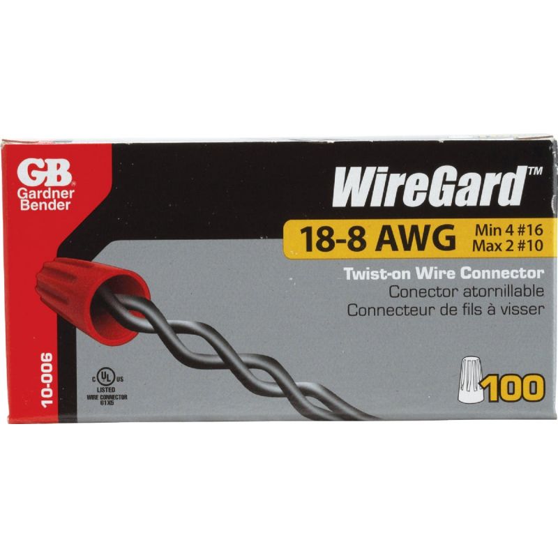 Gardner Bender WireGard Wire Connector Large, Red