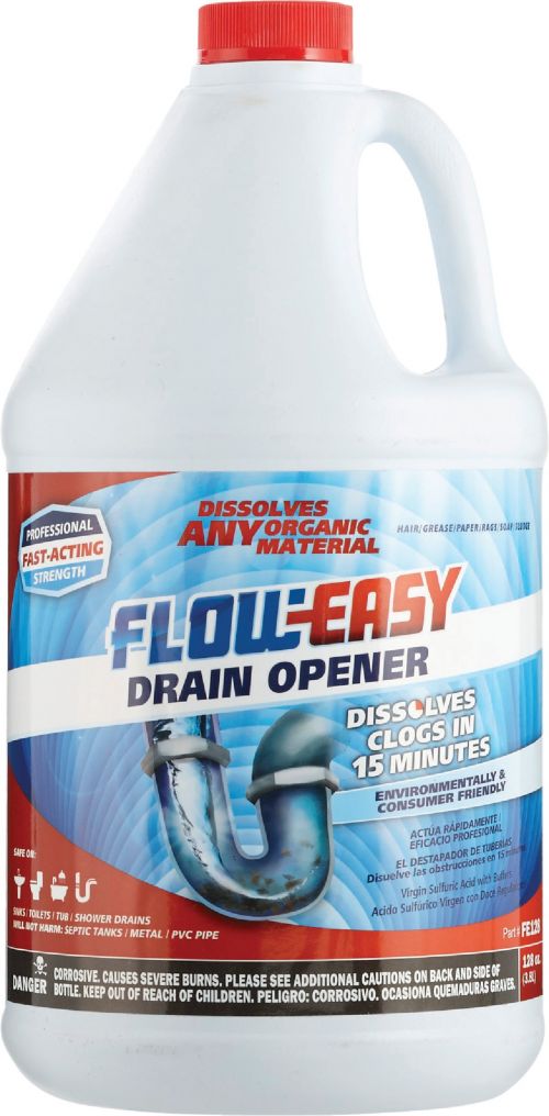 Hot Power Professional Use Sulfuric Acid Drain Cleaner, 1 Gallon