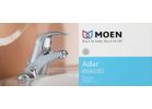 Moen Adler 1-Handle Low-Arc Bathroom Faucet with Pop-Up Adler