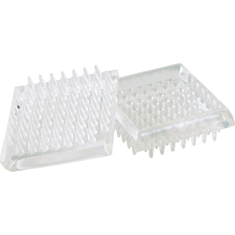 Do it Spiked Furniture Leg Cup 1-7/8 In. X 1-7/8 In., Clear