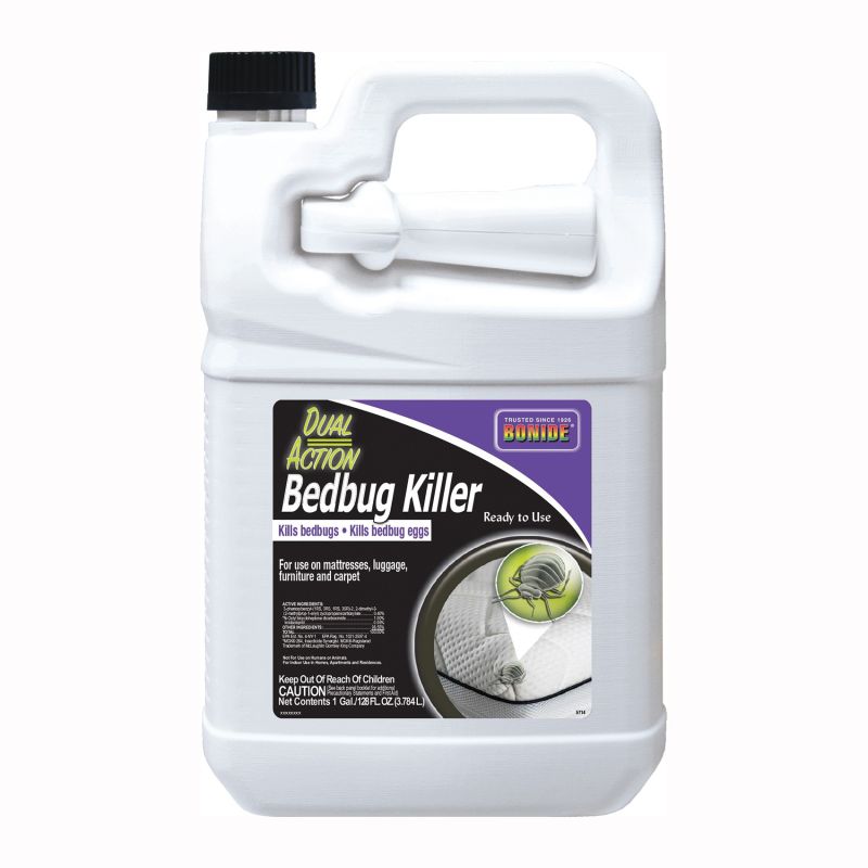 Bonide 5714 Bedbug Killer, Liquid, Spray Application, 4 gal Opaque White