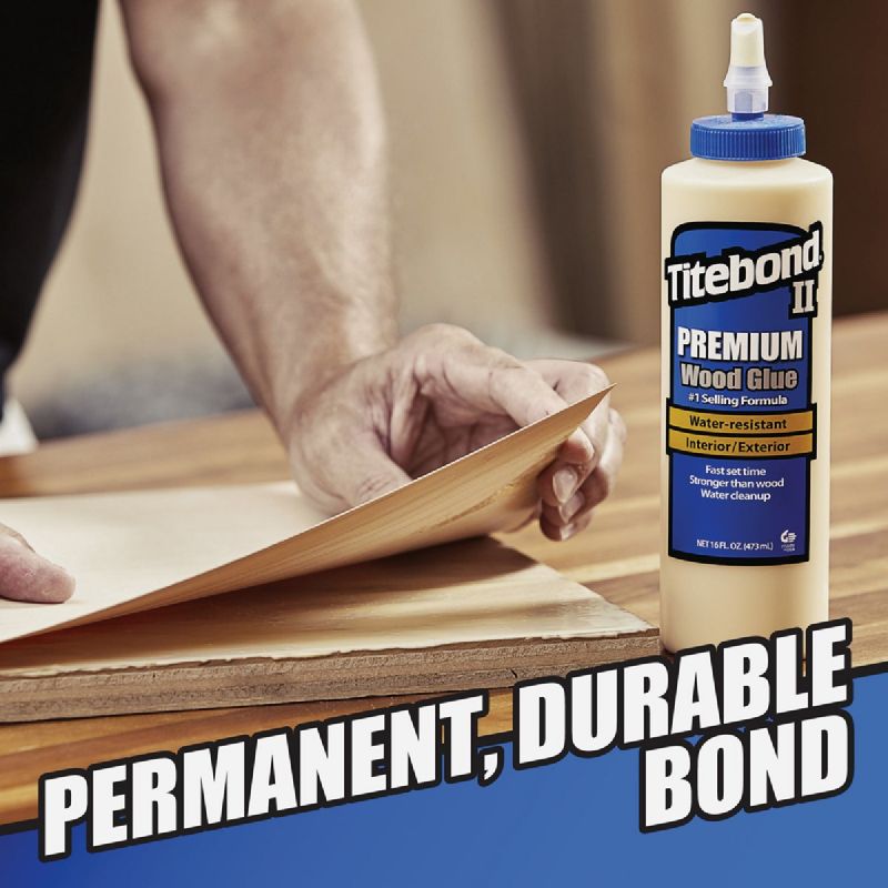 Titebond II Premium Wood Glue Tan, 2.15 Gal.