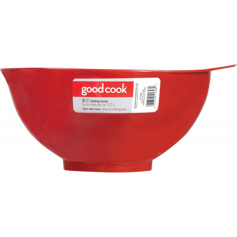 Goodcook Mixing Bowl 3 Qt., Red