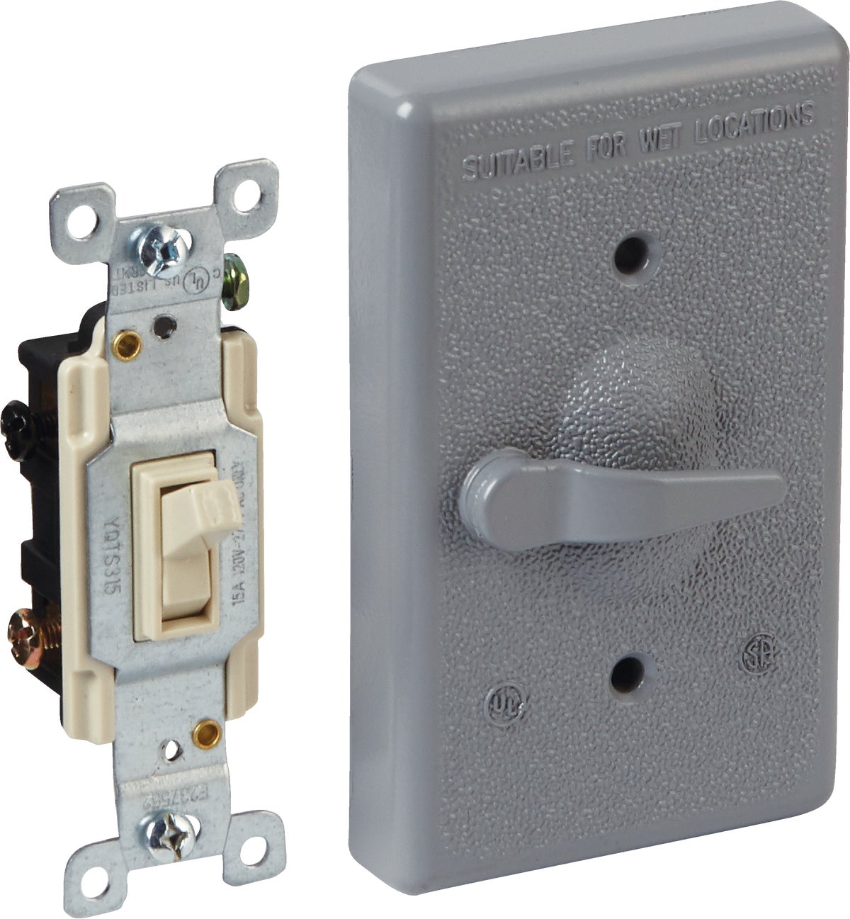 Bell Weatherproof 5141-5 Switch Lever 3way 1gang for sale online 