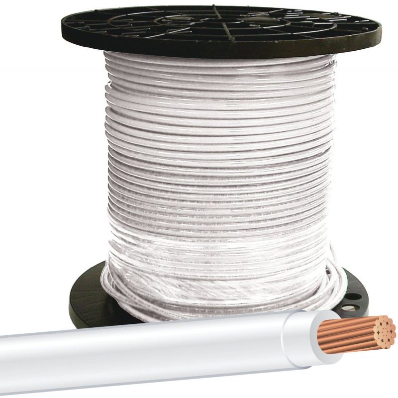Southwire 8 AWG Stranded THHN Electrical Wire White