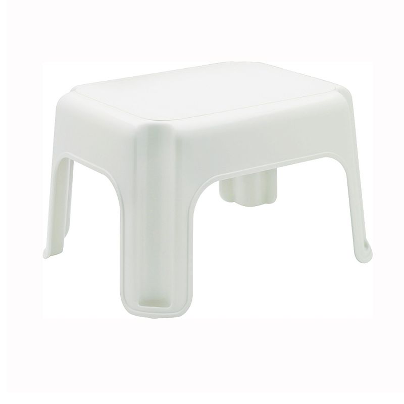 Rubbermaid FG420087BISQUE Utility Step Stool, 9-1/4 in H, Bisque Bisque