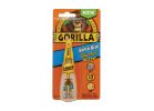 Gorilla 7500102 Super Glue Brush and Nozzle, Liquid, Irritating, Straw/White Water, 10 g Bottle Straw/White Water